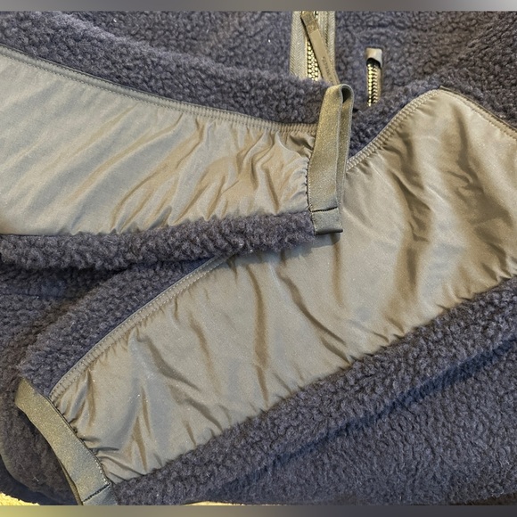 Canada Goose Navy Blue Renfrew Wool Blend Fleece Half‎ Zip Pullover Size XS - Picture 6 of 9